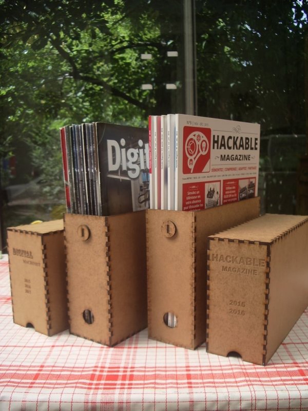 طرح جعبه‌های برای مجلات مناسب برای استفاده در دستگاه های cnc چوب و cnc لیزر - laser cut boxes for magazines