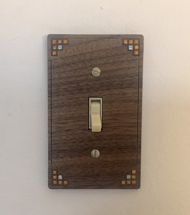 طرح روکش‌های سوئیچ چراغ مناسب برای استفاده در دستگاه های cnc چوب و cnc لیزر - laser cut light switch covers