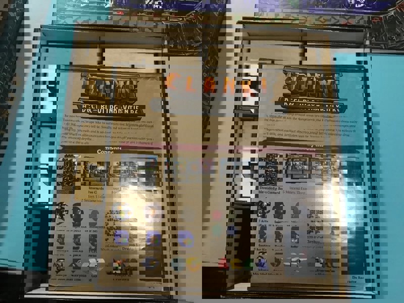 طرح درج بازی تخته ای Clank با مناسب برای استفاده در دستگاه های cnc چوب و cnc لیزر - laser cut clank board game insert