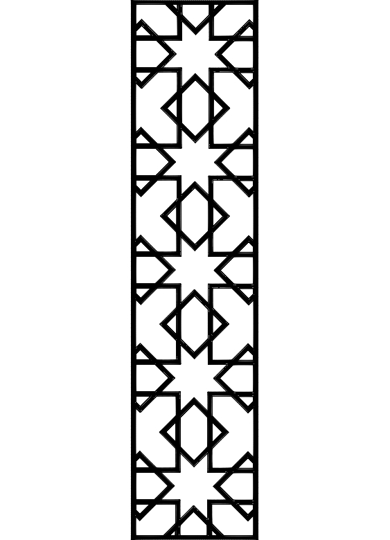 طرح چهره جداکننده مناسب برای استفاده در دستگاه های cnc چوب و cnc لیزر - Design and vector for CNC machine