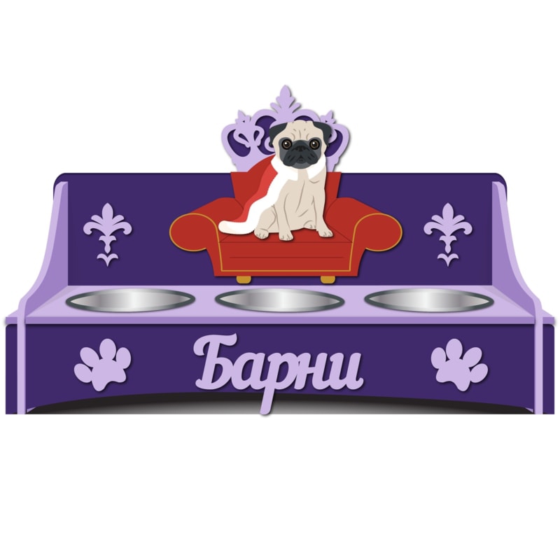 طرح جا لیوانی طرح سگ مناسب برای استفاده در دستگاه های cnc چوب و cnc لیزر - laser cut raised dog bowl stand cdr file