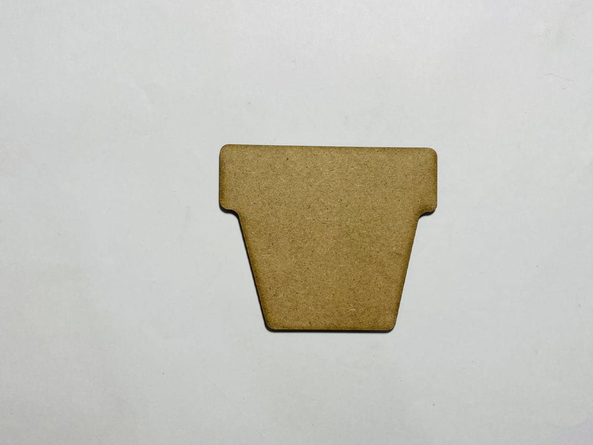 طرح برش گلدان چوبی برای لیزر برش گلدان چوبی مناسب برای استفاده در دستگاه های cnc چوب و cnc لیزر - laser cut wooden flower pot cutout wood flower pot shape cdr file