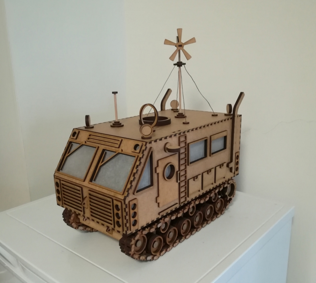 طرح ناو خارکوفچانکا شوروی قطب جنوب مناسب برای استفاده در دستگاه های cnc چوب و cnc لیزر - laser cut kharkovchanka soviet antarctic cruiser dxf file