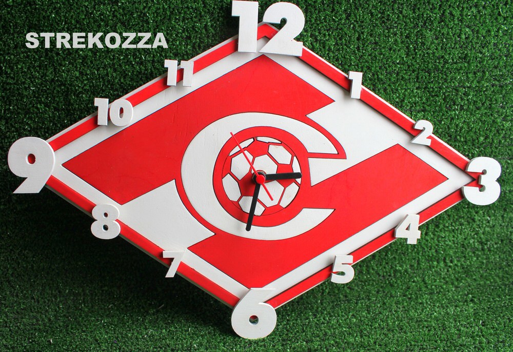 طرح ساعت اسپارتاک مناسب برای استفاده در دستگاه های cnc چوب و cnc لیزر - laser cut spartak clock cdr file