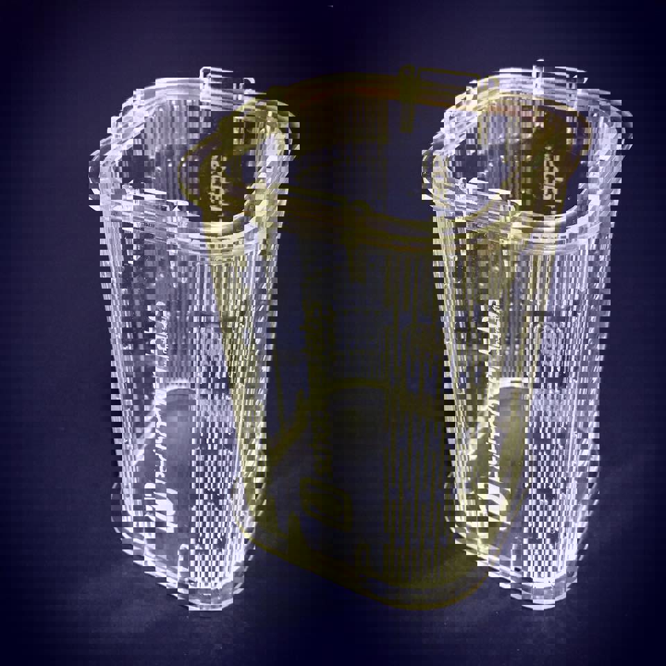 طرح پایه قلم اکریلیک با ضخامت ۳ میلی‌متر مناسب برای استفاده در دستگاه های cnc چوب و cnc لیزر - laser cut acrylic pen stand 3mm dxf file