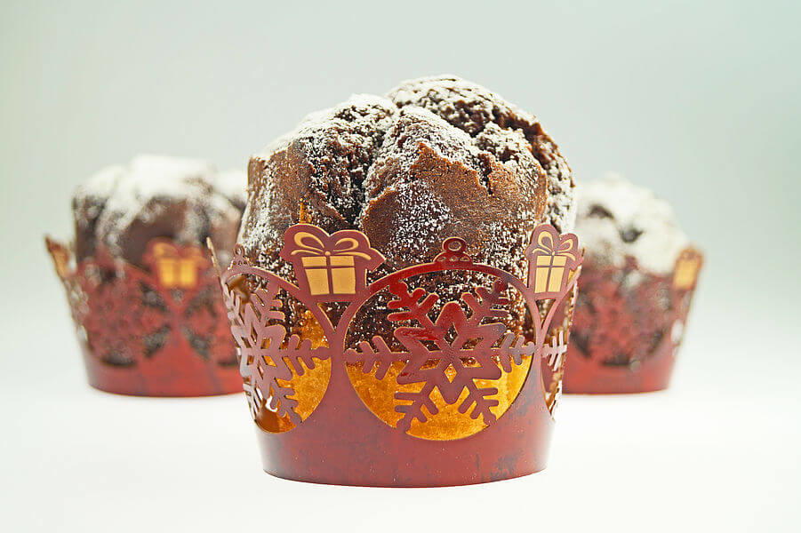 طرح کاپ کیک مناسب برای استفاده در دستگاه های cnc چوب و cnc لیزر - laser cut cupcake wrapper template cdr file