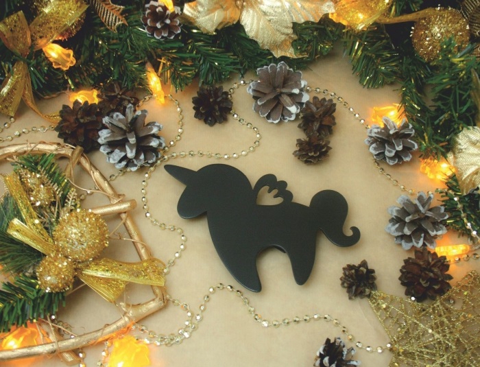 طرح اسب تک شاخ چوبی زیبا مناسب برای استفاده در دستگاه های cnc چوب و cnc لیزر - laser cut wooden unicorn decorations adorable unicorn decor cdr file