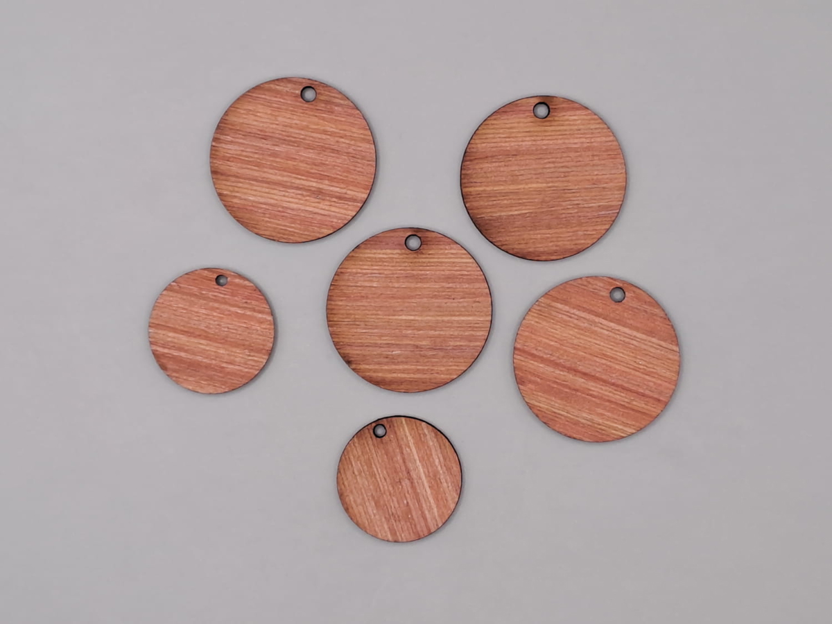 طرح دایره چوبی خام مناسب برای استفاده در دستگاه های cnc چوب و cnc لیزر - laser cut blank wooden circle ornament cdr file