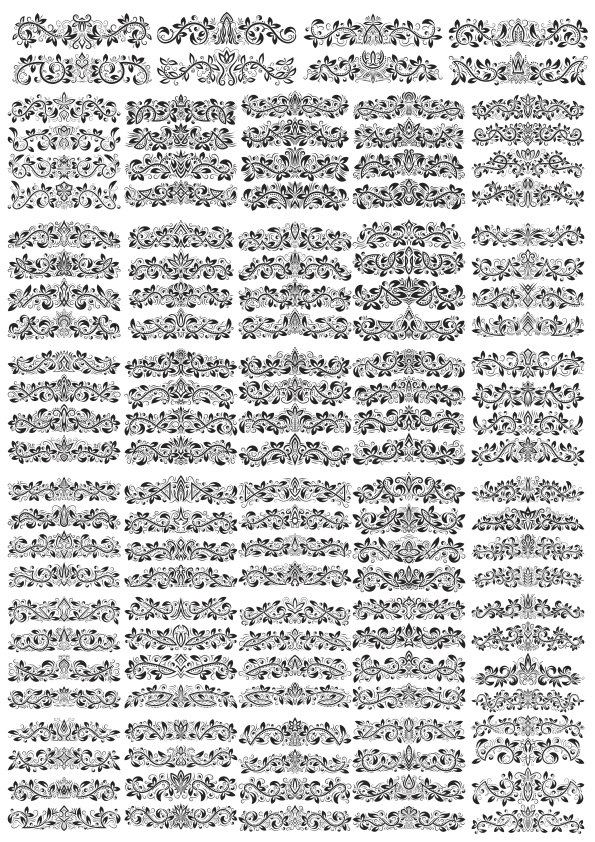 طرح فایل کورل سی دی آر طرح گلدار بدون درز مناسب برای استفاده در دستگاه های cnc چوب و cnc لیزر - seamless floral damask pattern cdr file