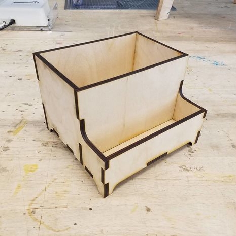 طرح جا دستمال سفره به همراه نمکدان و فلفلدان مناسب برای استفاده در دستگاه های cnc چوب و cnc لیزر - laser cut napkin holder with salt and pepper shakers cdr file