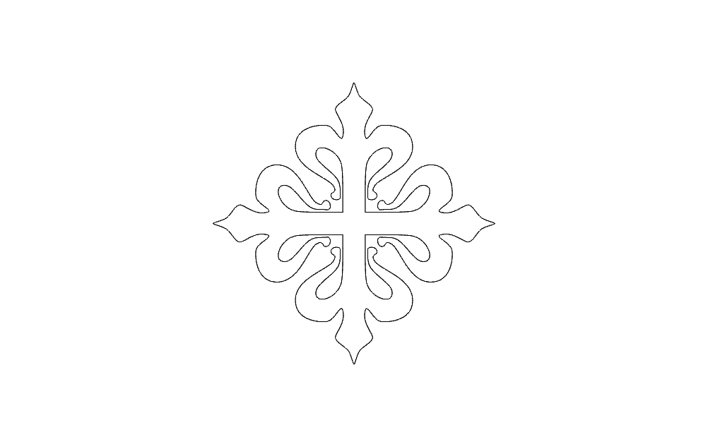 طرح طراحی مناسب برای استفاده در دستگاه های cnc چوب و cnc لیزر - design dxf file