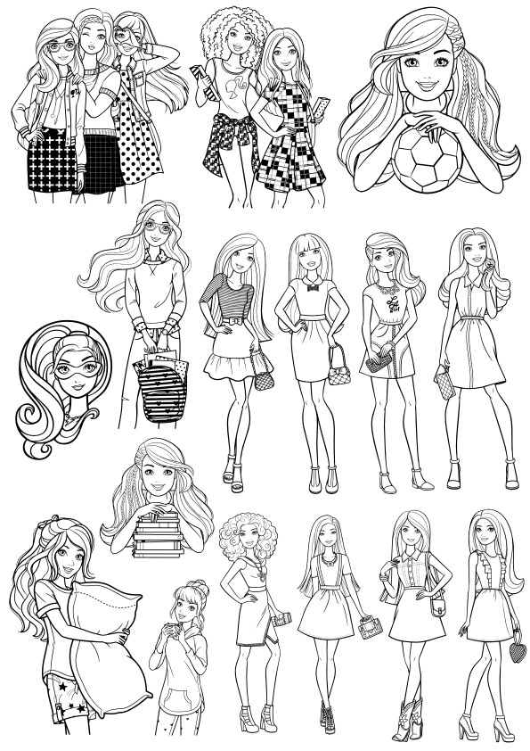 طرح فایل سی دی آر دختر باربی مناسب برای استفاده در دستگاه های cnc چوب و cnc لیزر - barbie girl cdr file