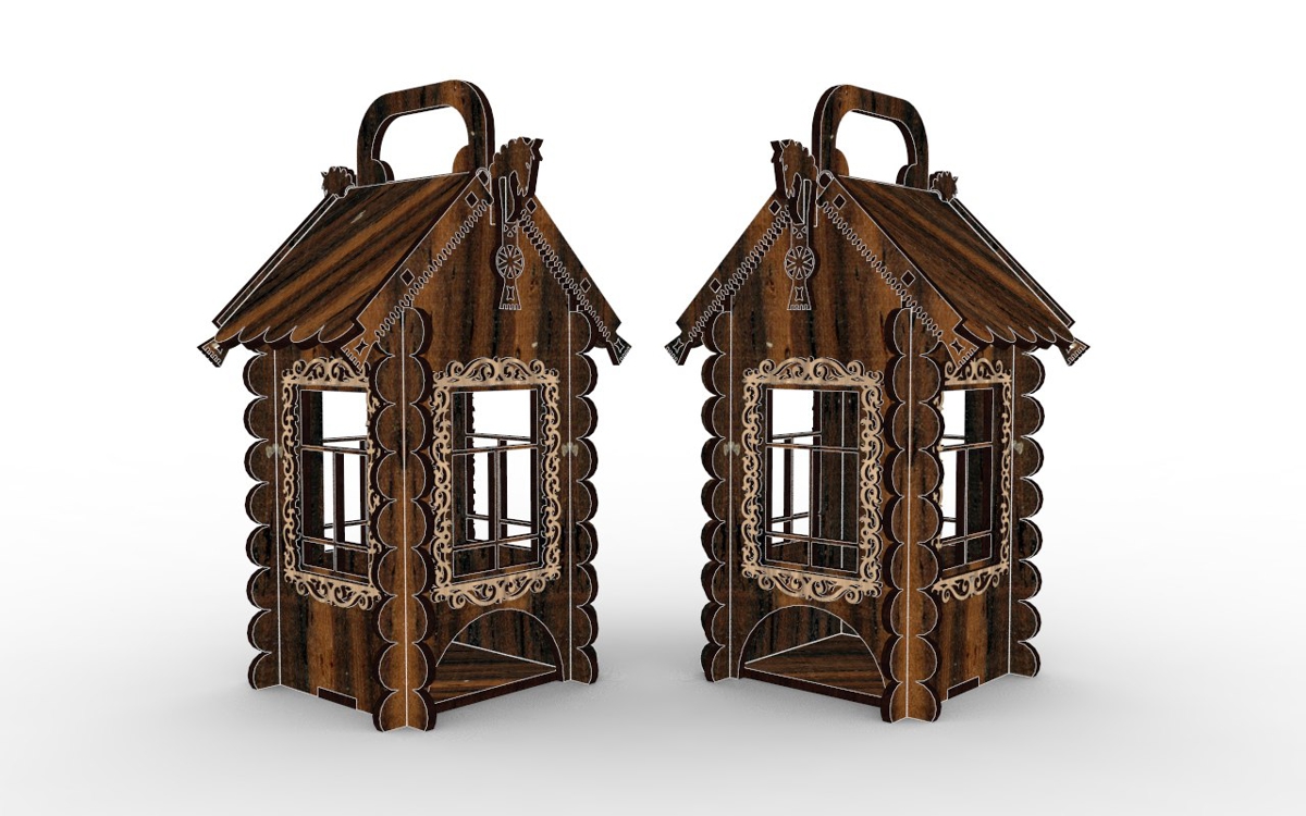 طرح چای کیسه ای لوکس با ضخامت ۴ میلی متر مناسب برای استفاده در دستگاه های cnc چوب و cnc لیزر - laser cut luxury tea bag dispenser 4mm cdr file