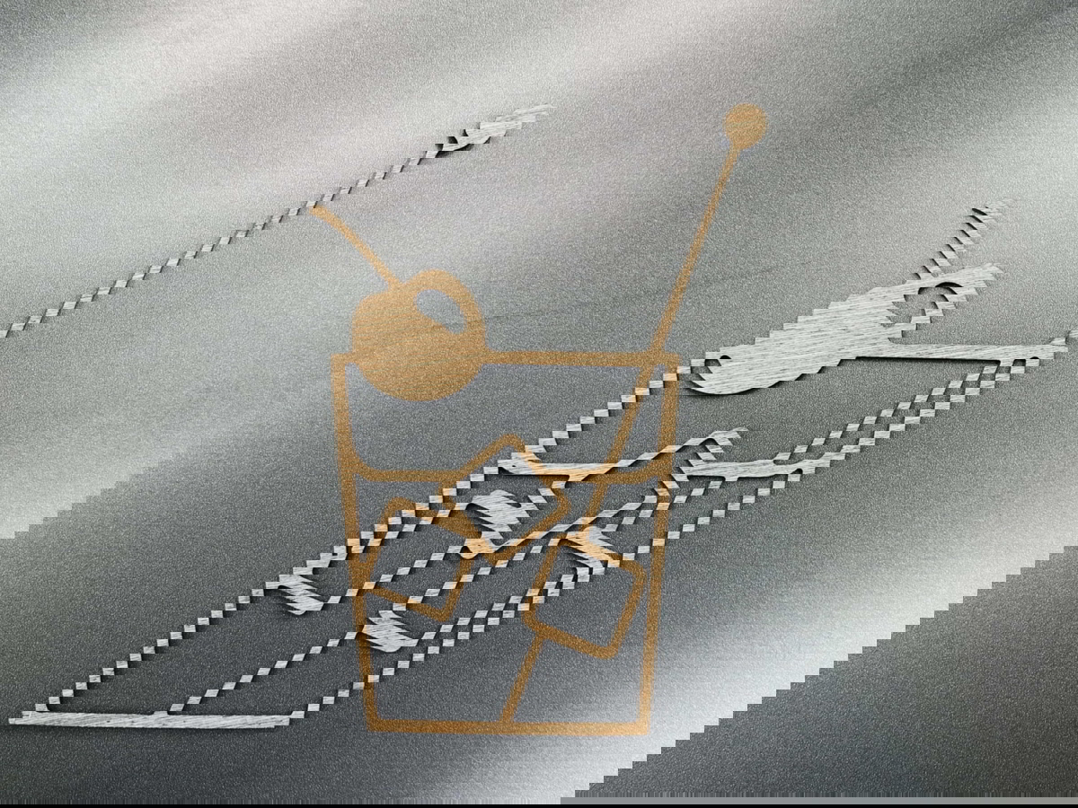 طرح تابلو دیواری تابلو کوکتل بار مناسب برای استفاده در دستگاه های cnc چوب و cnc لیزر - laser cut cocktail bar sign wall decor cdr file