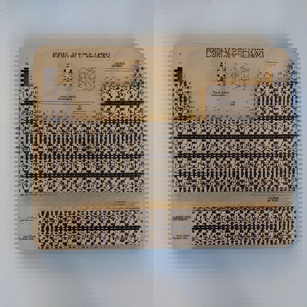 طرح جدول تناوبی مناسب برای استفاده در دستگاه های cnc چوب و cnc لیزر - laser cut periodic table svg file