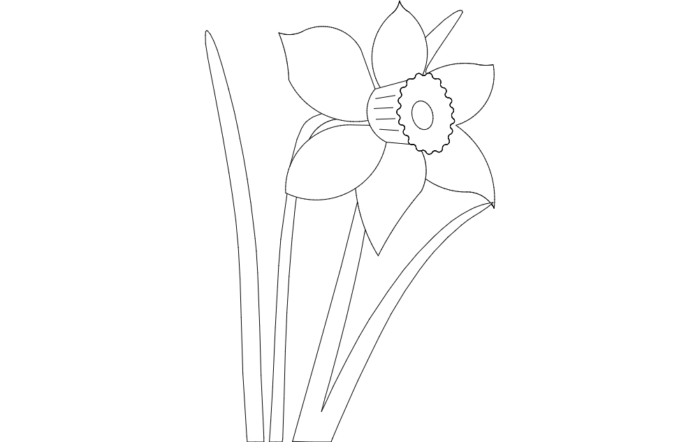 طرح دافی مناسب برای استفاده در دستگاه های cnc چوب و cnc لیزر - daffy dxf file