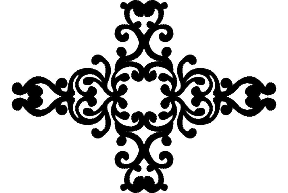 طرح سرکان ایزیم مناسب برای استفاده در دستگاه های cnc چوب و cnc لیزر - serkan izim dxf file