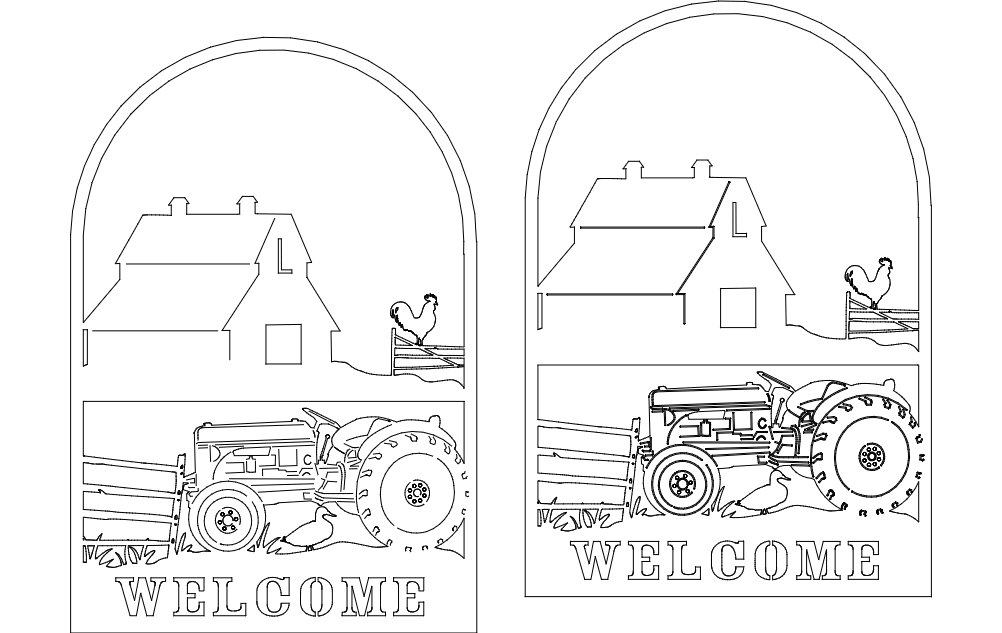 طرح متفرقه مناسب برای استفاده در دستگاه های cnc چوب و cnc لیزر - miscellaneous dxf file