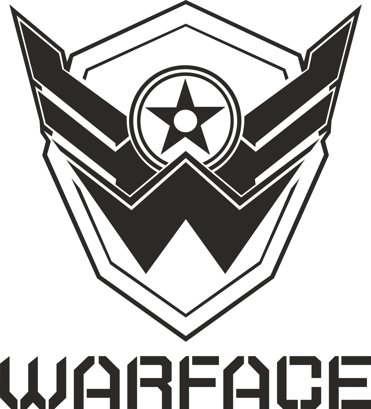طرح فایل وکتور لوگوی Warface مناسب برای استفاده در دستگاه های cnc چوب و cnc لیزر - warface logo vector cdr file