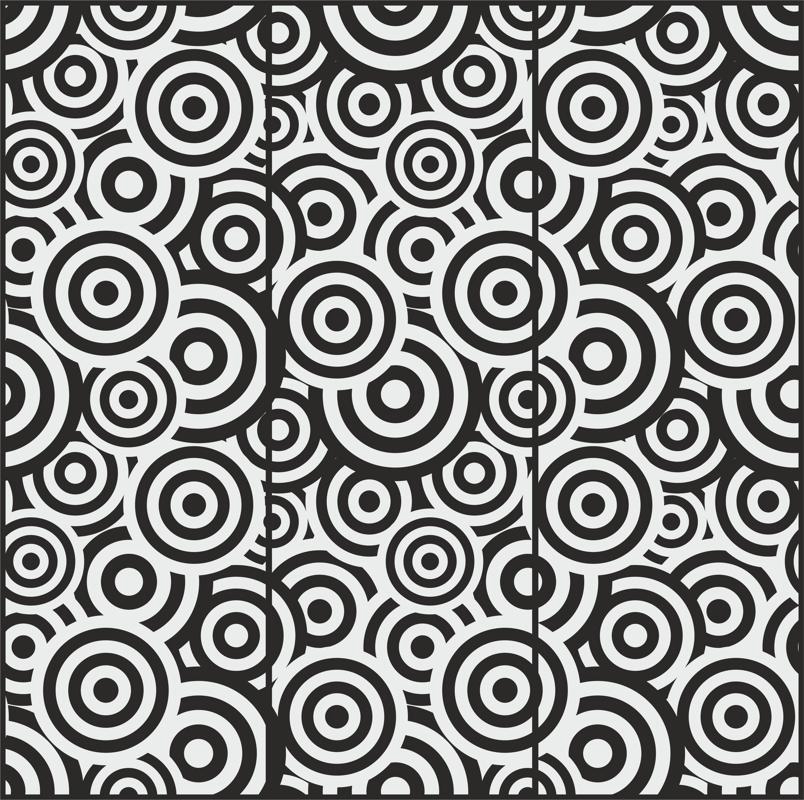 طرح فایل کورل دراو طرحدار بدون درز و رترو مناسب برای استفاده در دستگاه های cnc چوب و cnc لیزر - seamless retro pattern vector cdr file