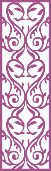 طرح پرده دکوراتیو مناسب برای استفاده در دستگاه های cnc چوب و cnc لیزر - laser cut decorative privacy screen cdr file