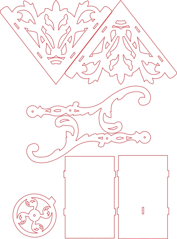 طرح گرافیک عربه مناسب برای استفاده در دستگاه های cnc چوب و cnc لیزر - Design and vector for CNC machine
