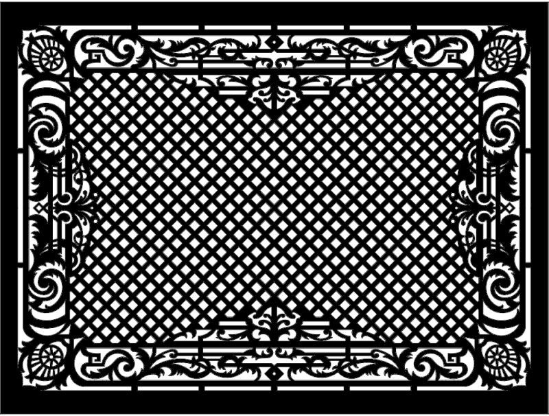 طرح 7 مناسب برای استفاده در دستگاه های cnc چوب و cnc لیزر - design 7 dxf file