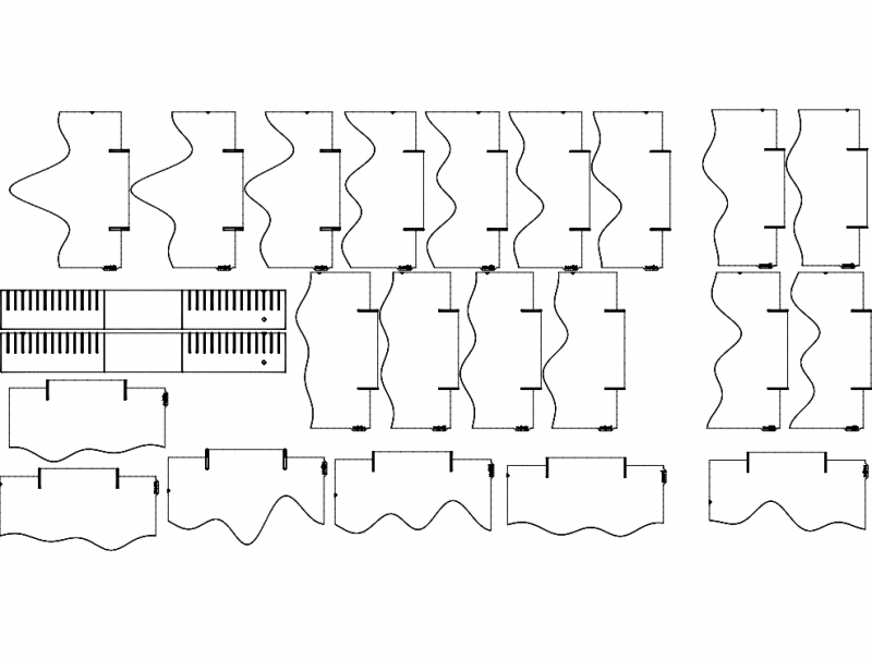طرح سه بعدی زمین شناسی مناسب برای استفاده در دستگاه های cnc چوب و cnc لیزر - 3d landschaft dxf file
