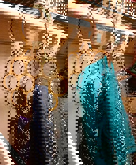 طرح جعبه روسری مناسب برای استفاده در دستگاه های cnc چوب و cnc لیزر - laser cut scarf organizers svg file