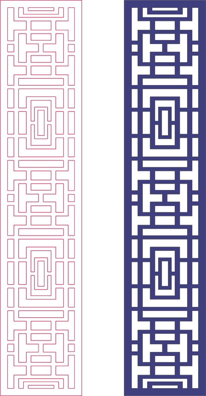طرح های الگوی دو بعدی 140 مناسب برای استفاده در دستگاه های cnc چوب و cnc لیزر - dxf pattern designs 2d 140 dxf file