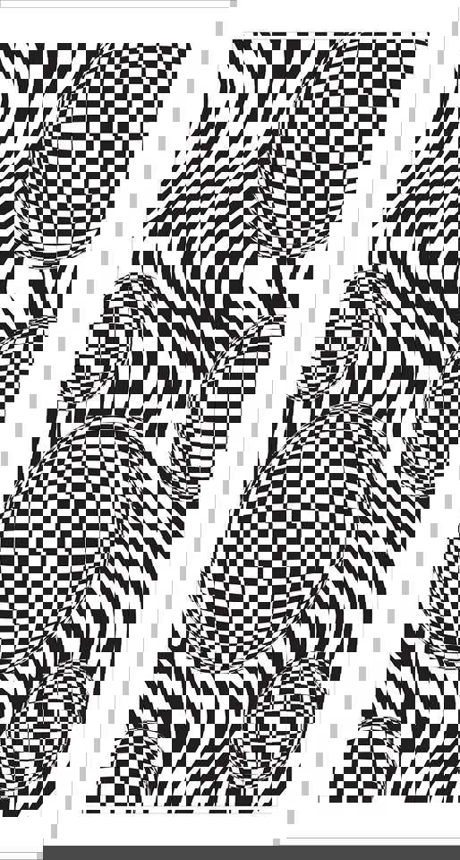 طرح توهم مناسب برای استفاده در دستگاه های cnc چوب و cnc لیزر - illusion dxf file