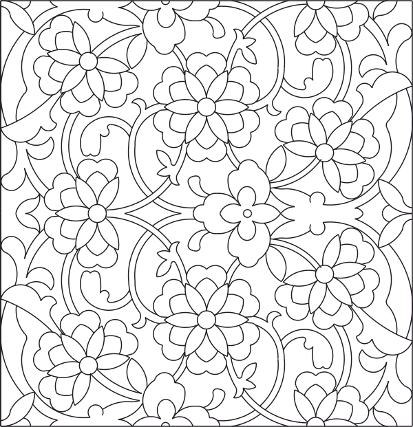 طرح فایل dwg طرح اسلامی مناسب برای استفاده در دستگاه های cnc چوب و cnc لیزر - islamic pattern dwg file