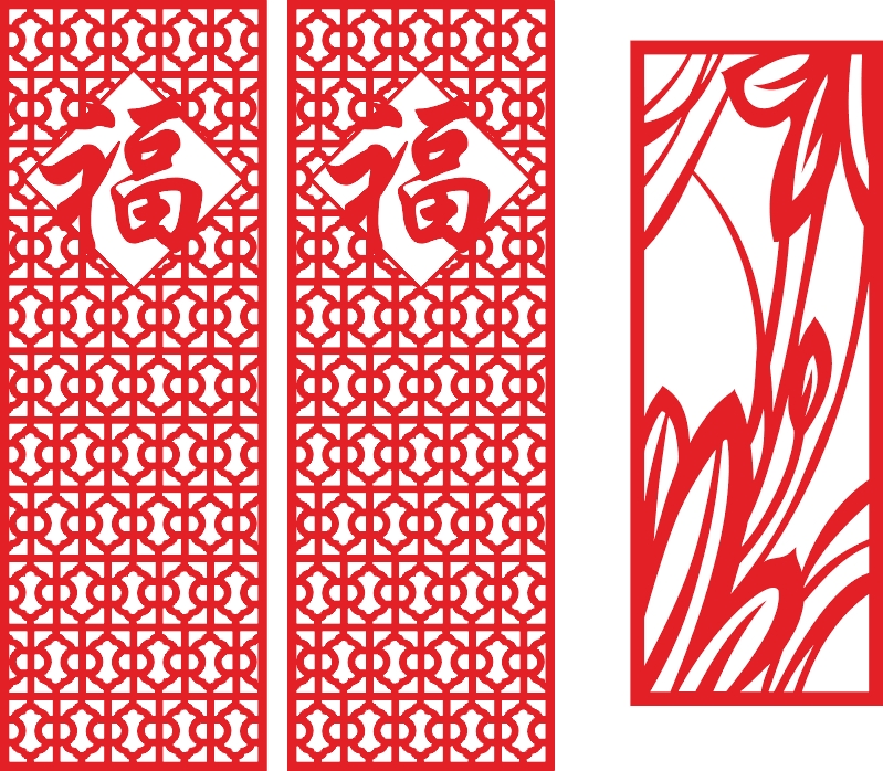 طرح گنجینه آینه‌ای b 59 مناسب برای استفاده در دستگاه های cnc چوب و cnc لیزر - Design and vector for CNC machine