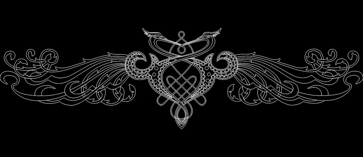 طرح طراحی مناسب برای استفاده در دستگاه های cnc چوب و cnc لیزر - design dxf file