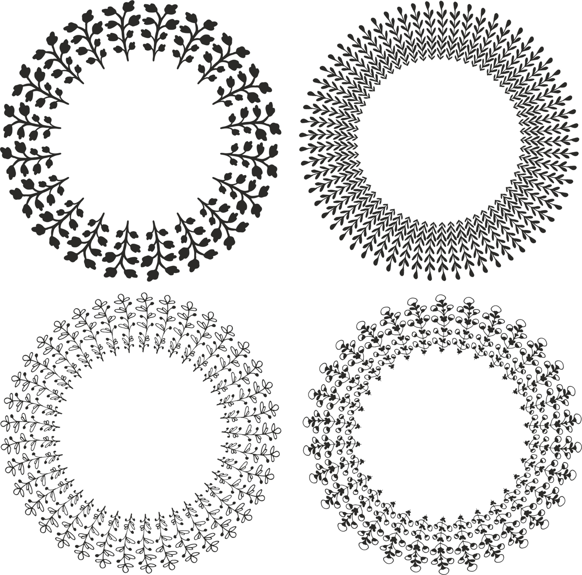 طرح تاج گل ماندالا (چرخ هستی) مناسب برای استفاده در دستگاه های cnc چوب و cnc لیزر - mandala wreath cdr file