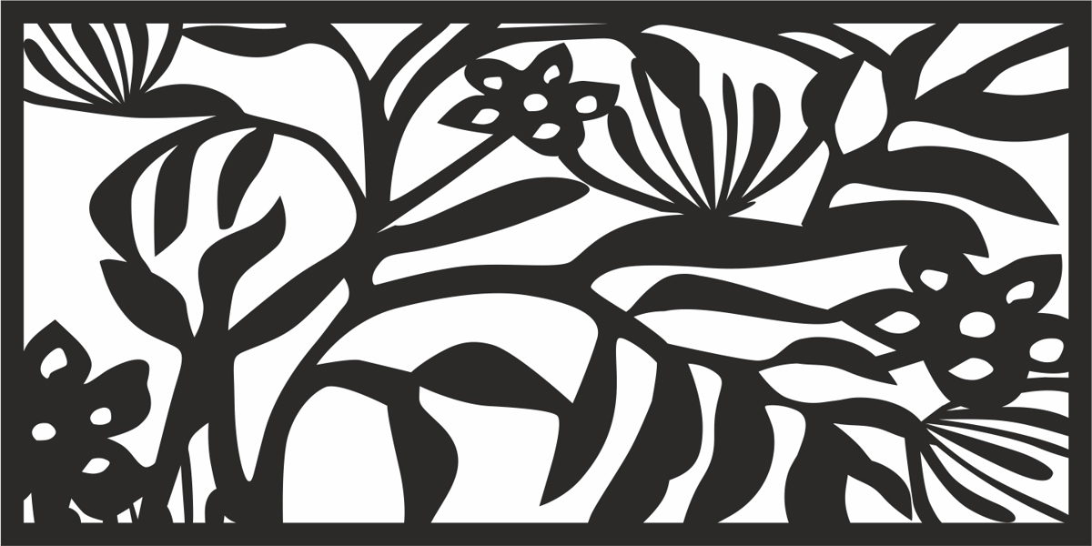 طرح وکتور گلدار کباب پزها مناسب برای استفاده در دستگاه های cnc چوب و cnc لیزر - grills vector floral cdr file