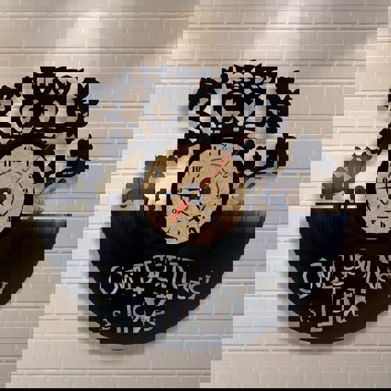 طرح ساعت عاشقانه طرح جغد که نیاز دارید مناسب برای استفاده در دستگاه های cnc چوب و cnc لیزر - owl you need is love clock dxf file