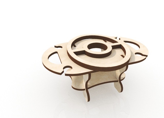 طرح جا بطری نوشابه، جا رومیزی نوشابه مناسب برای استفاده در دستگاه های cnc چوب و cnc لیزر - laser cut wine bottle holder wine table holder cdr file