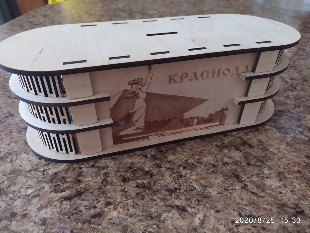 طرح قلک چوبی مناسب برای استفاده در دستگاه های cnc چوب و cnc لیزر - laser cut wooden piggy bank template cdr file