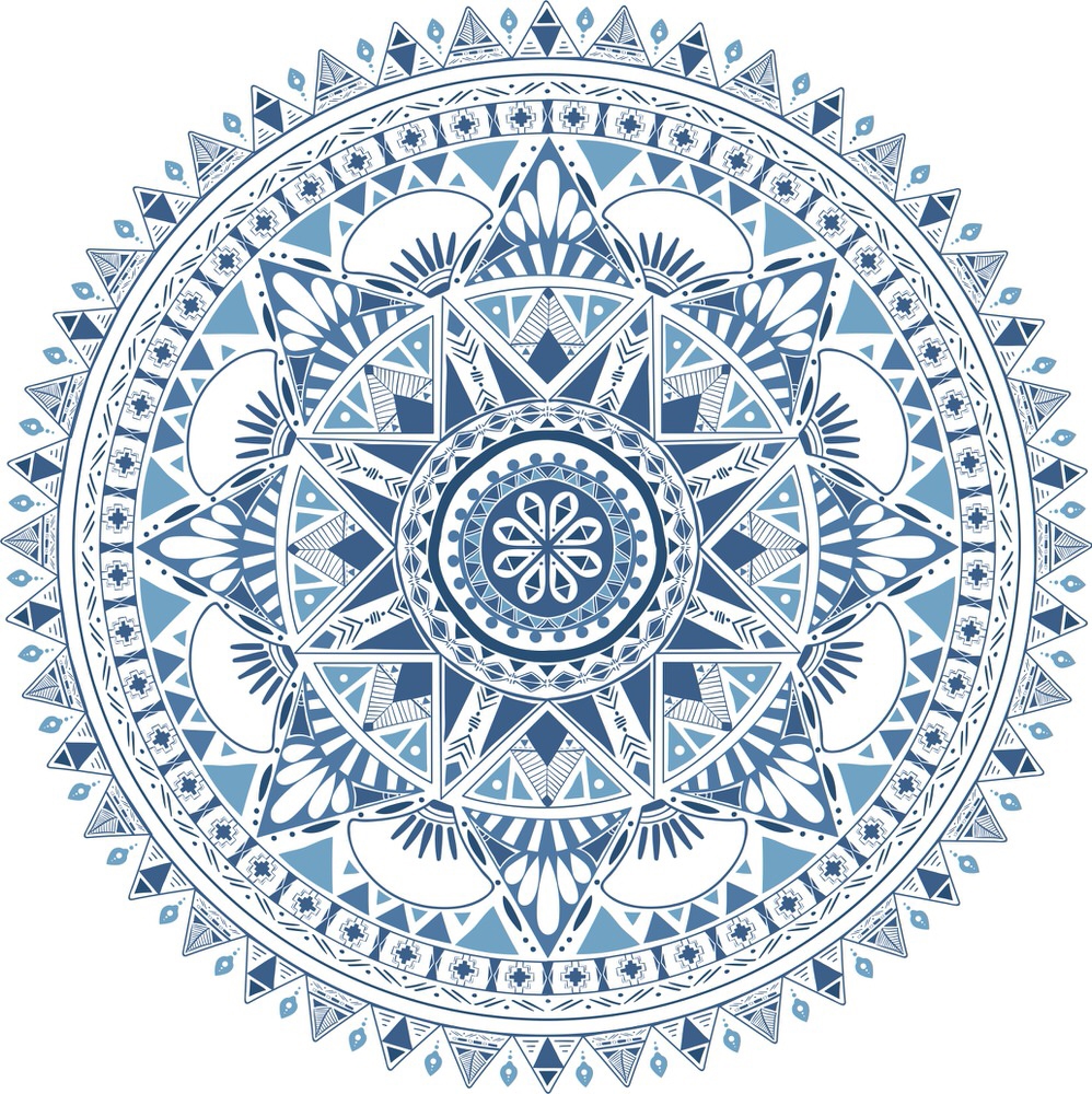 طرح نقش سبک بوهو مناسب برای استفاده در دستگاه های cnc چوب و cnc لیزر - boho pattern style eps file