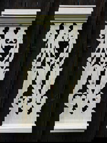 طرح الگوهای نرده چوبی مشبک، مناسب برای استفاده در دستگاه های cnc چوب و cnc لیزر - wooden lattice fence patterns svg file