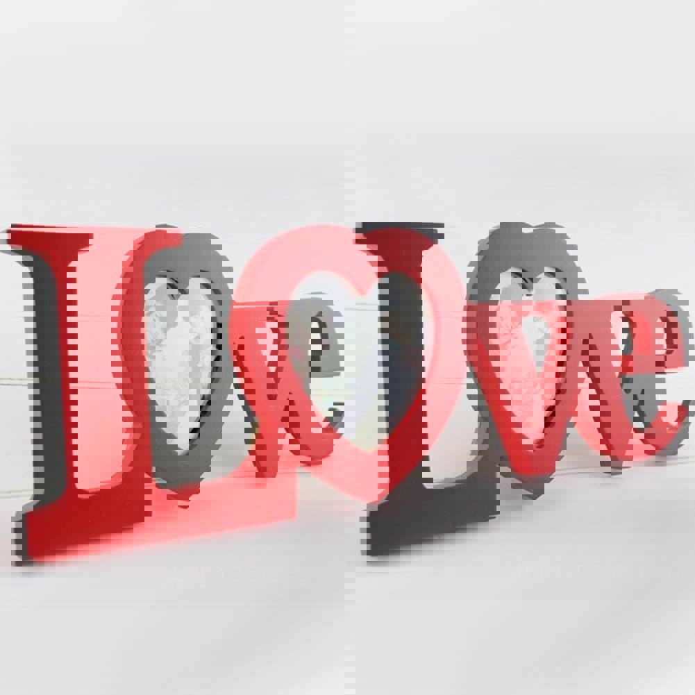 طرح قاب عکس عاشقانه طرح قلب مناسب برای استفاده در دستگاه های cnc چوب و cnc لیزر - laser cut heart love photo frame cdr file