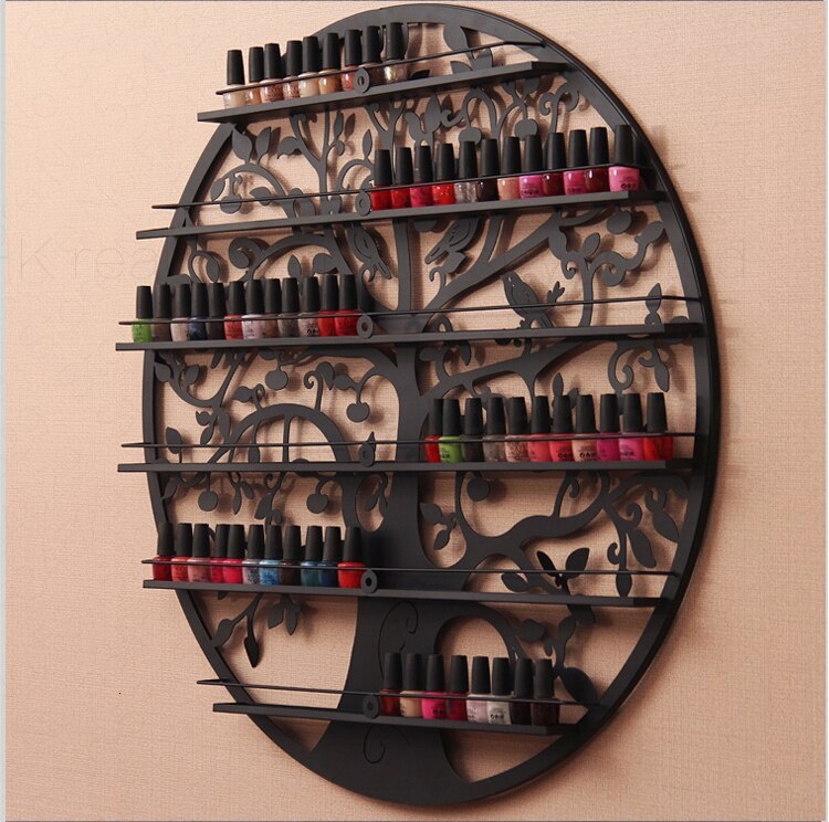 طرح قفسه لوازم آرایشی مناسب برای استفاده در دستگاه های cnc چوب و cnc لیزر - laser cut cosmetic shelf cdr file