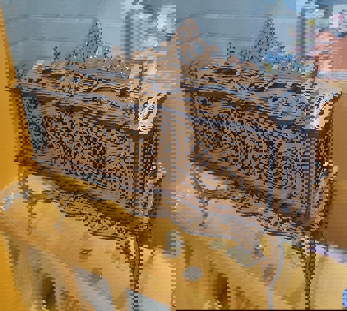 طرح جعبه جواهرات چوبی با ضخامت 3 میلی‌متر مناسب برای استفاده در دستگاه های cnc چوب و cnc لیزر - laser cut wooden jewelry box 3mm cdr file