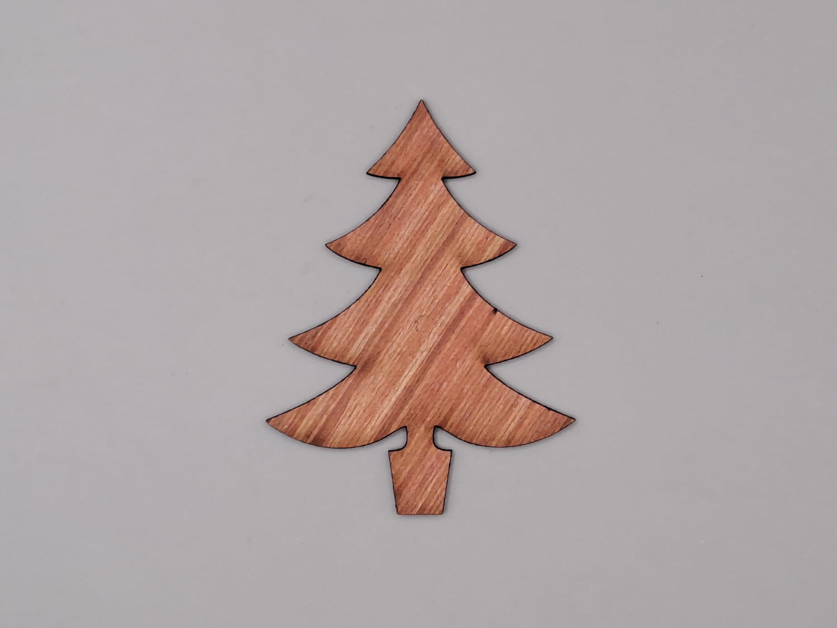 طرح درخت کریسمس چوبی مناسب برای استفاده در دستگاه های cnc چوب و cnc لیزر - laser cut wooden christmas tree wood shape cdr file