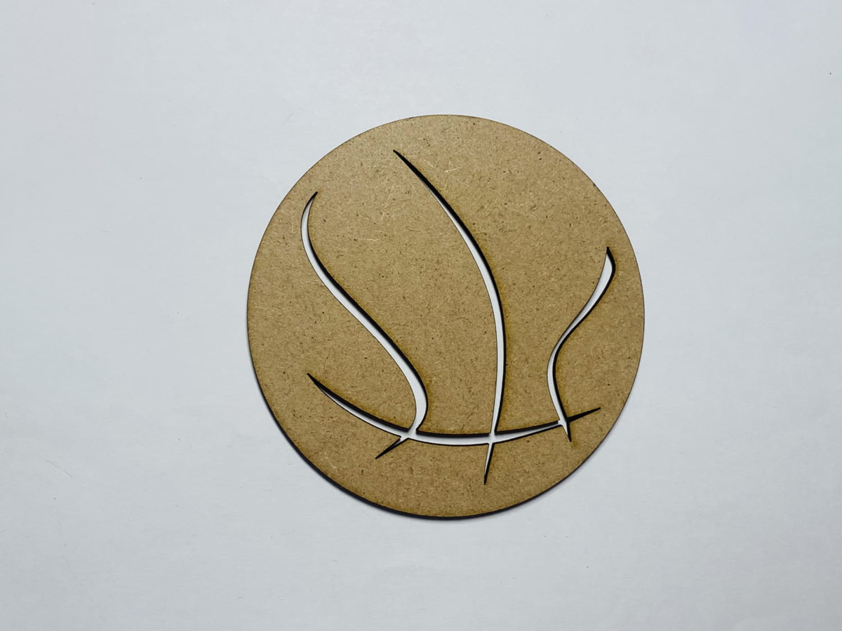 طرح بسکتبال چوبی مناسب برای استفاده در دستگاه های cnc چوب و cnc لیزر - laser cut wood basketball cutout shape cdr file
