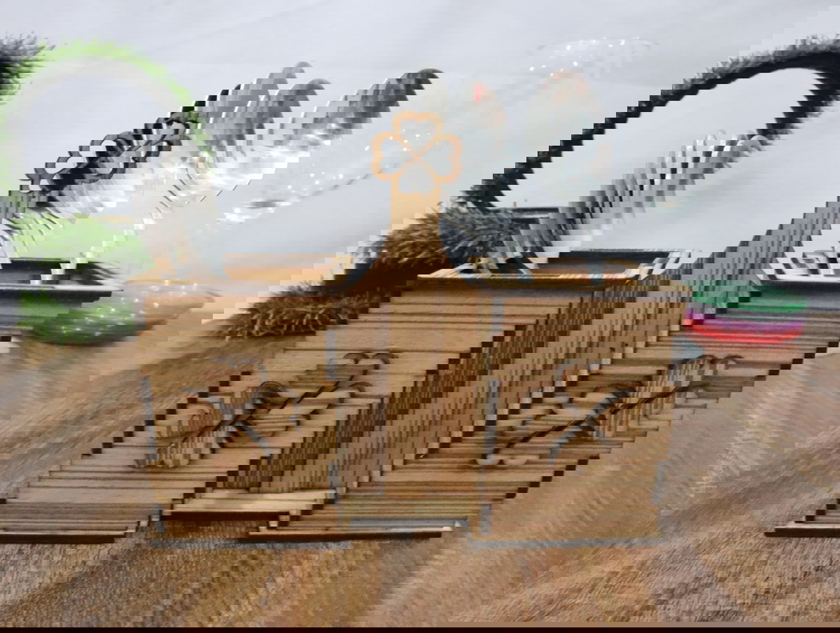 طرح سه بعدی جعبه کارد و چنگال چوبی مناسب برای استفاده در دستگاه های cnc چوب و cnc لیزر - laser cut wooden cutlery caddy 3mm cdr file