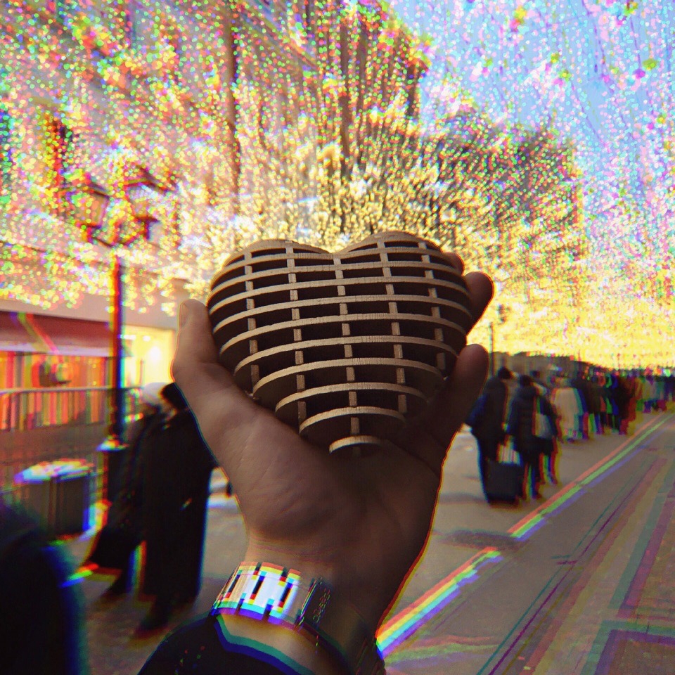 طرح دکور قلب چوبی مناسب برای استفاده در دستگاه های cnc چوب و cnc لیزر - laser cut wooden heart decor cdr file