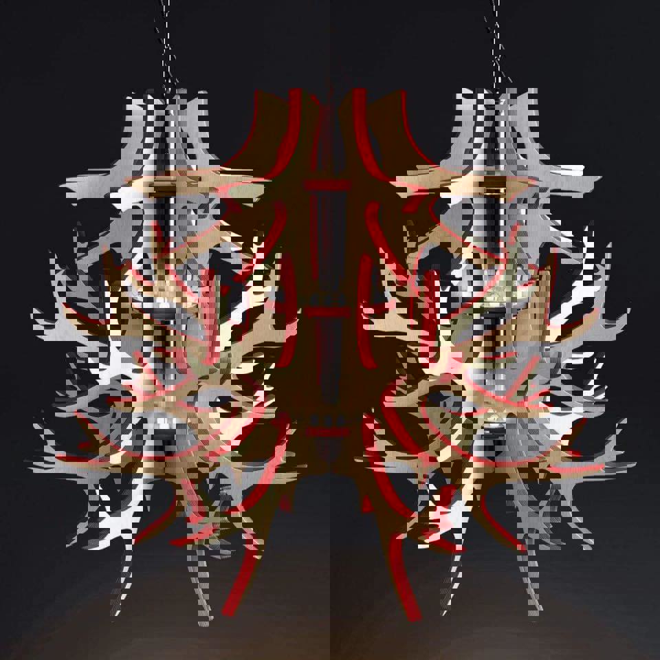 طرح لامپ مناسب برای استفاده در دستگاه های cnc چوب و cnc لیزر - lamp cdr file