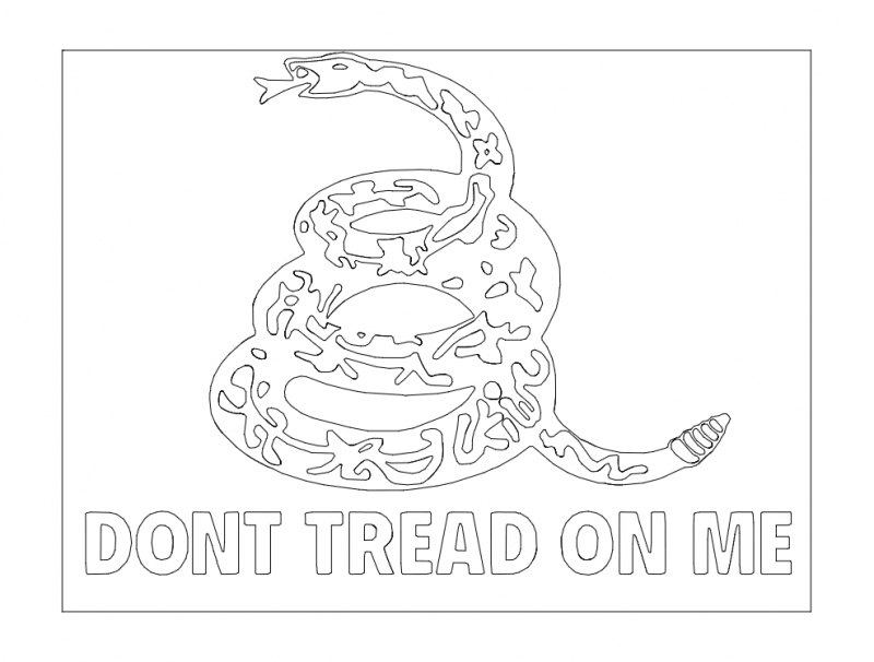 طرح روی من پا نذار ۲ مناسب برای استفاده در دستگاه های cnc چوب و cnc لیزر - dont tread on me 2 dxf file